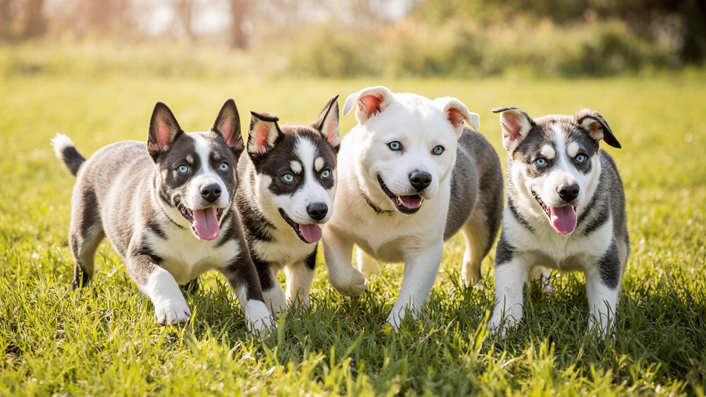 husky mixed with pitbull puppies